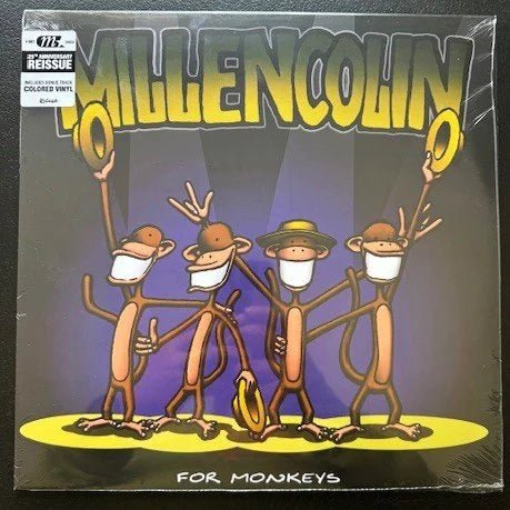 Millencolin – For Monkeys (Psychedelic Green LP, 2022, Epitaph 7524-1) - Maple City Music