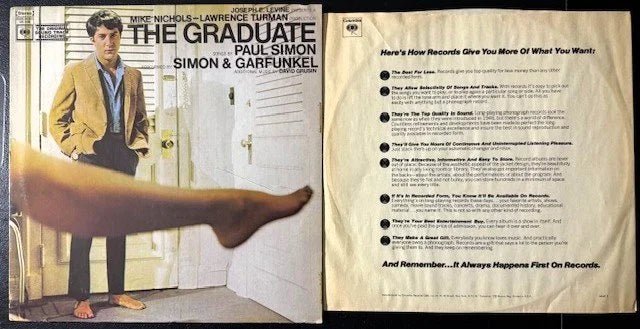 Simon & Garfunkel, David Grusin – The Graduate (Original Sound Track Recording) (Used) - Maple City Music