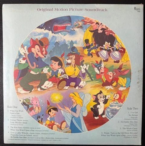 Various – Walt Disney's "Pinocchio" - Original Motion Picture Soundtrack (New) - Maple City Music