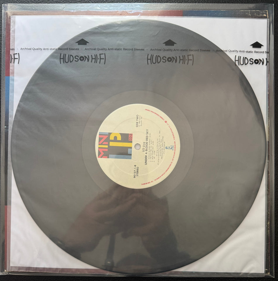 U2 – Live "Under A Blood Red Sky" (LP, 1983, Island Records 90127-1-B)