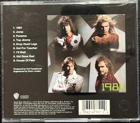 Van Halen – 1984 (CD, 2000, Warner Bros. Records 9 47741-2) - Maple City Music