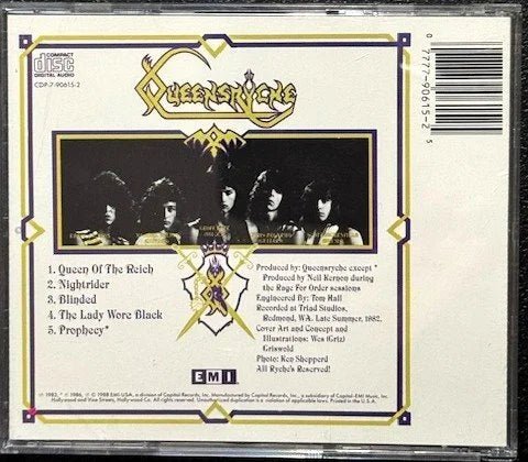 Queensrÿche – Queensrÿche (CD, 1993, EMI USA CDP-7-90615-2) - Maple City Music
