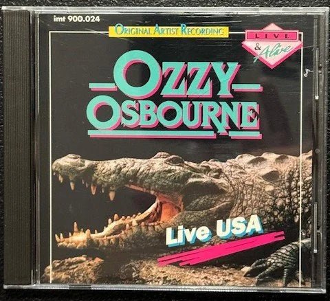 Ozzy Osbourne – Live USA (CD, Unofficial, Imtrat imt 900.024) - Maple City Music