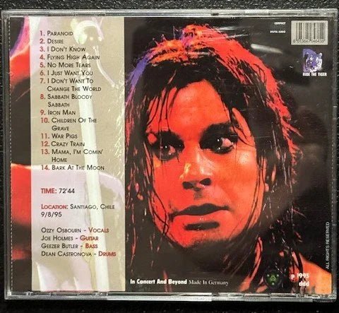 Ozzy Osbourne – Ozzy Bloody Ozzy (CD, Unofficial, Ride The Tiger RTT 039) - Maple City Music