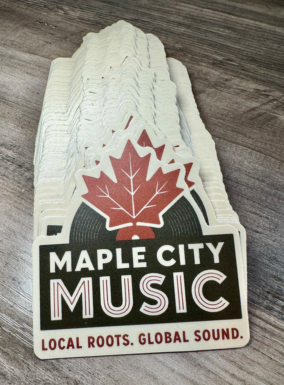 Maple City Music 3" Custom Vinyl Stickers