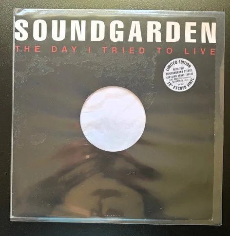 Soundgarden – The Day I Tried To Live (12" Single, Etched, 1994, A&M Records 580 595-1) - Maple City Music