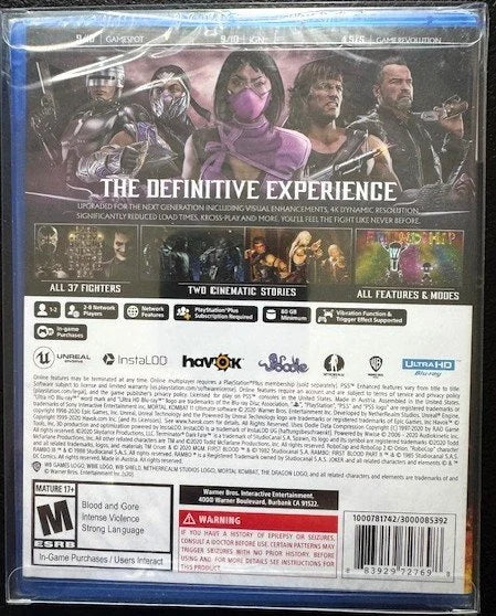 PS5 Mortal Kombat 11 Ultimate (New)