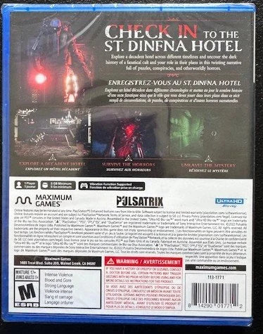 PS5 Fobia: St. Dinfna Hotel (New)