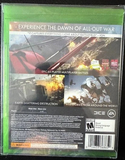 Xbox One Battlefield 1 (New)