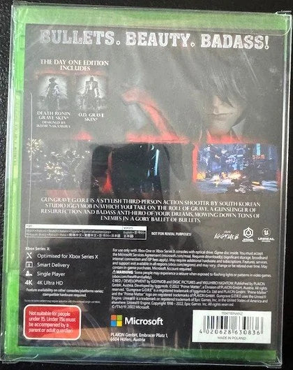Xbox Series X Gungrave Gore (New)