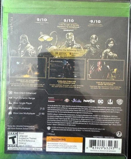 Xbox One Injustice 2 [Legendary Edition] (New)
