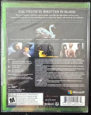 Xbox Series X Vampire: The Masquerade Swansong (New)