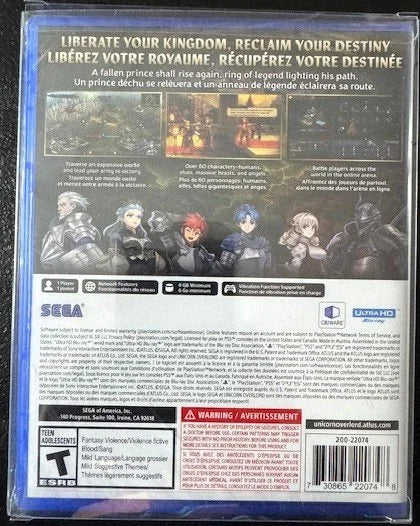 PS5 Unicorn Overlord (New)