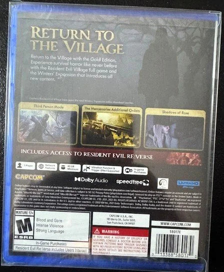 PS5 Resident Evil Village [Gold Edition] (New)