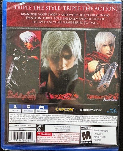 PS4 Devil May Cry HD Collection (New)