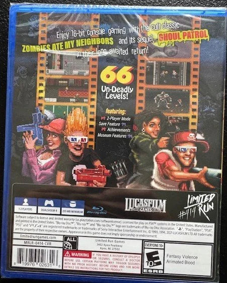 PS4 Zombies Ate My Neighbors & Ghoul Patrol [Limited Run] (New)