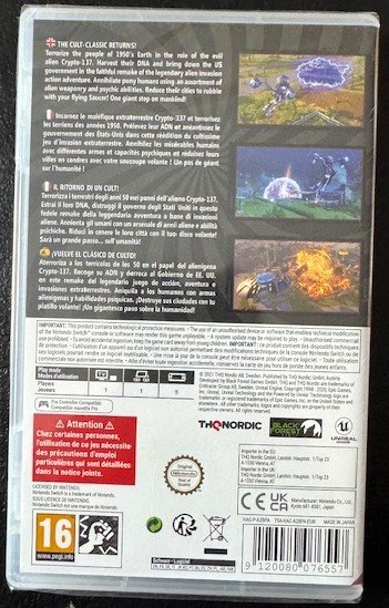 Nintendo Switch PAL Destroy All Humans (New)