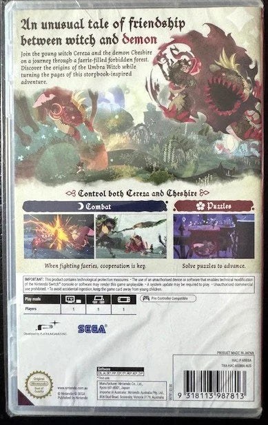 Nintendo Switch Bayonetta Origins: Cereza and the Lost Demon (New)