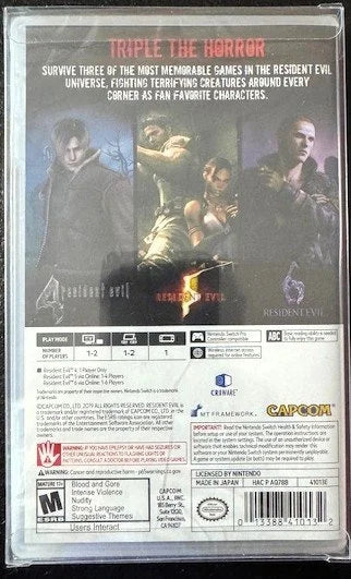 Nintendo Switch Resident Evil Triple Pack (New)
