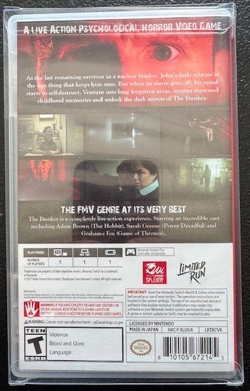 Nintendo Switch The Bunker (New)