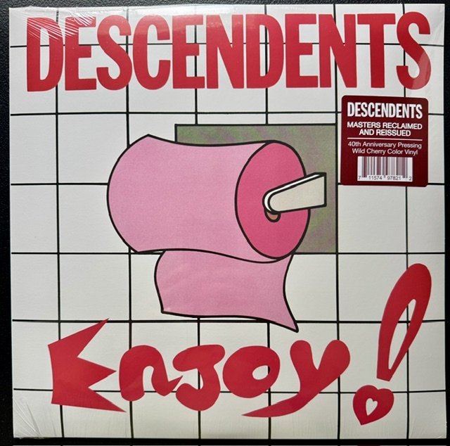 Descendents – Enjoy! (Wild Cherry Vinyl LP, 40th Anniversary, 2023, SST Records 711574978212)