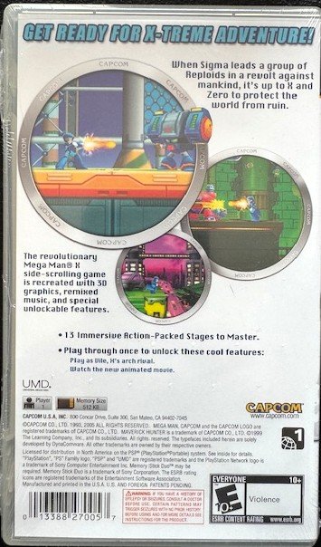 PSP Mega Man Maverick Hunter X (New)