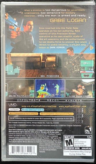 PSP Syphon Filter Dark Mirror [Greatest Hits] (New)