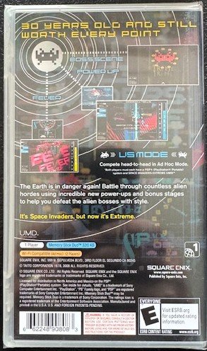 PSP Space Invaders Extreme (New)