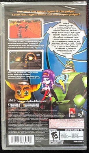 PSP Secret Agent Clank (New)