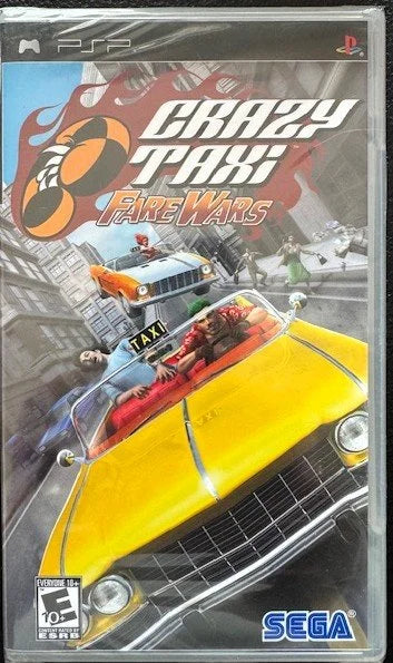 PSP Crazy Taxi Fare Wars (New)