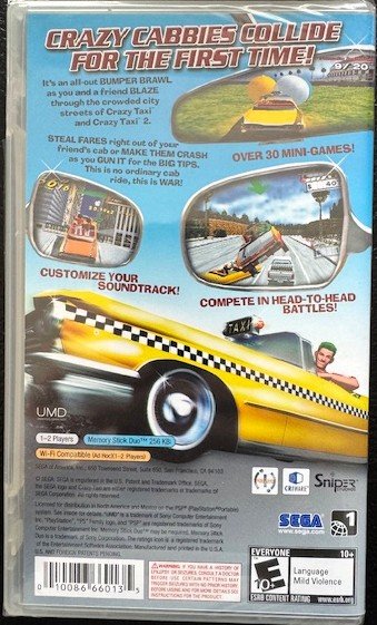 PSP Crazy Taxi Fare Wars (New)