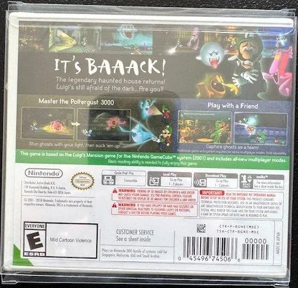 Nintendo 3DS Luigi's Mansion (New)