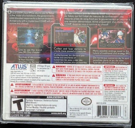 Nintendo 3DS Shin Megami Tensei: Devil Survivor Overclocked (New)