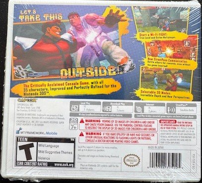 Nintendo 3DS Super Street Fighter IV 3D Edition (New)