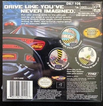Hot Wheels Velocity X (Game Boy Advance, 2002, THQ)