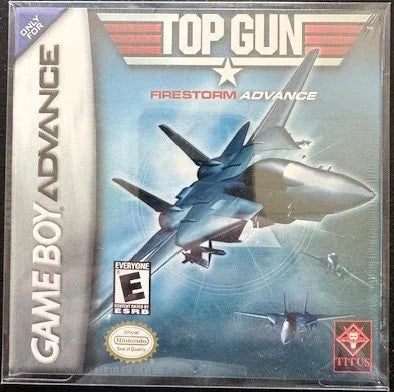 Top Gun: Firestorm Advance (Game Boy Advance, 2002, Titus Software AGB-ATGE-USA)