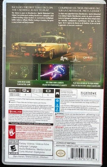 Nintendo Switch Ghostbusters: Spirits Unleashed [Ecto Edition] (Used)