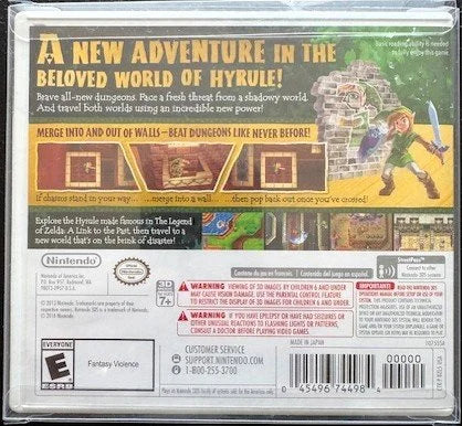 Nintendo 3DS Zelda A Link Between Worlds [Nintendo Selects] (New)