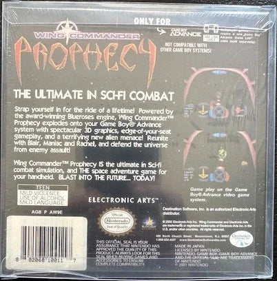 Wing Commander Prophecy (Game Boy Advance, 2003, Electronic Arts)