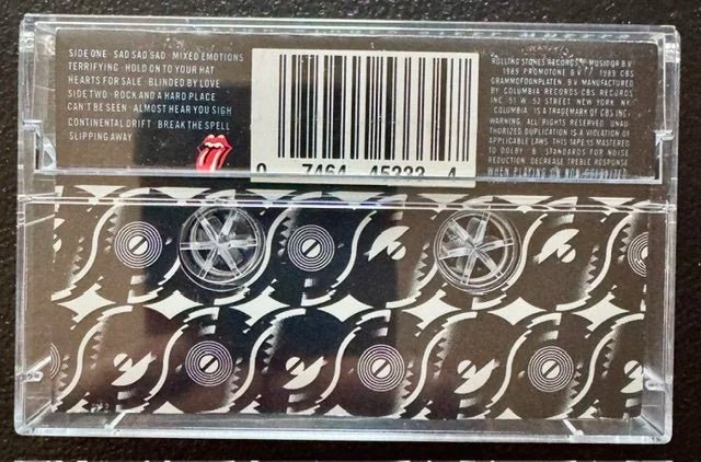 The Rolling Stones – Steel Wheels (Cassette, 1989, Rolling Stones Records 7464-45333-4) - Maple City Music