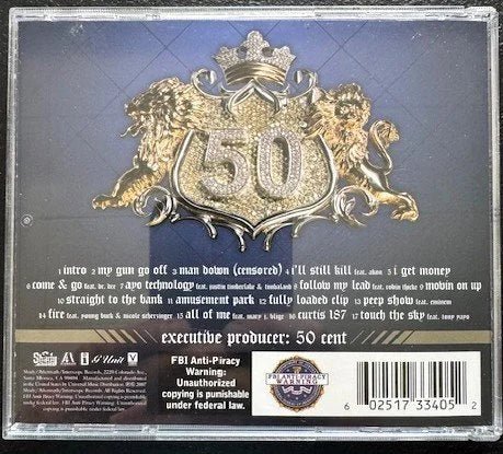 50 Cent – Curtis (CD, Album, Clean, 2007, Shady Records B0008932-02) - Maple City Music