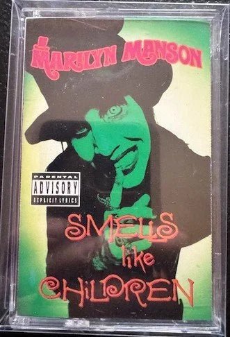 Marilyn Manson – Smells Like Children (Cassette, 1996, Nothing Records / Interscope Records INTC-92641) - Maple City Music