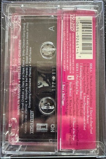 Marilyn Manson – Smells Like Children (Cassette, 1996, Nothing Records / Interscope Records INTC-92641) - Maple City Music