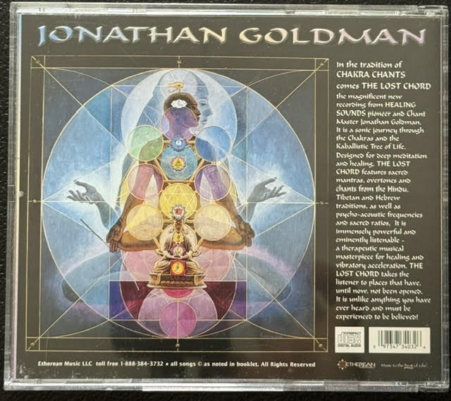 Jonathan Goldman – The Lost Chord (CD, 2002, Etherean Music LLC) - Maple City Music