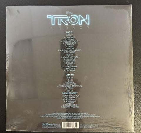 Daft Punk – TRON: Legacy (Vinyl Edition Motion Picture Soundtrack) (2 x Vinyl, LP, Album, Reissue, Repress, Stereo, 2022, Walt Disney Records D001356101)
