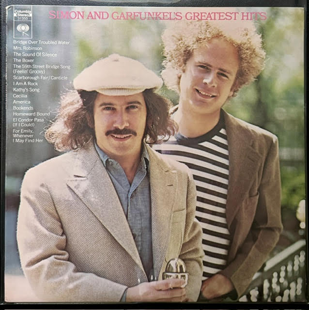Simon & Garfunkel – Simon And Garfunkel's Greatest Hits (LP, Compilation, Reissue, Repress, Stereo, Carrollton, Triangle, 1985, Columbia JC 31350)