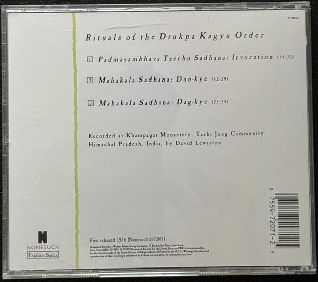 Tibetan Buddhism – The Ritual Orchestra And Chants (CD, 1996, Nonesuch Explorer Series 72071-2) - Maple City Music