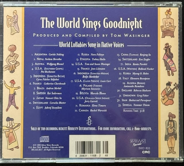 Various – The World Sings Goodnight (CD, 1995, Silver Wave Records SWD 803) - Maple City Music