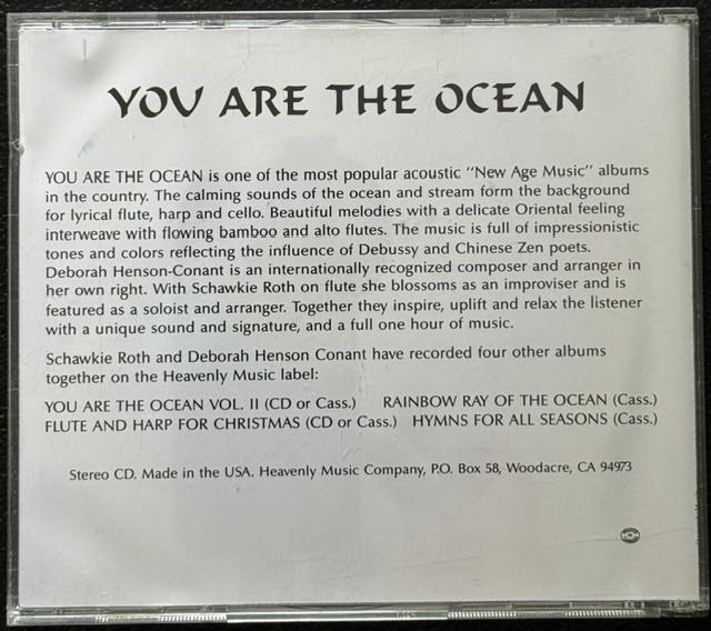 Schawkie Roth & Deborah Henson-Conant – You Are The Ocean (CD, Heavenly Music Company) - Maple City Music