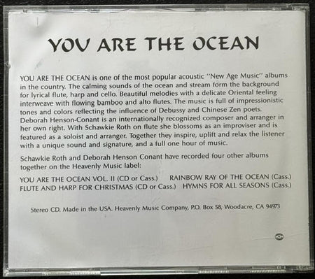 Schawkie Roth & Deborah Henson-Conant – You Are The Ocean (CD, Heavenly Music Company) - Maple City Music